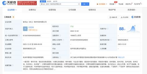 智馬達與億咖通攜手成立軟件科技公司，注冊資本1億聚焦計算機軟硬件開發(fā)與銷售